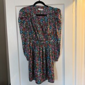 Mango Floral Mini Dress - Multicolor